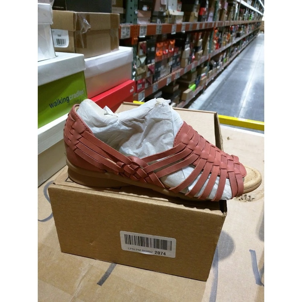 COMFORTIVA Ibisco Red Putnam LEATHER Sandal Huarache Women's 8.5M